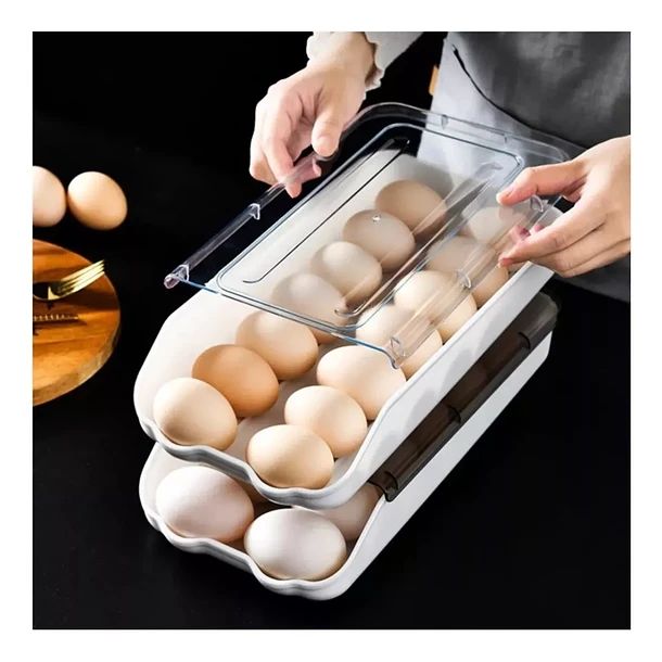 Organizador huevos deslizante con tapa